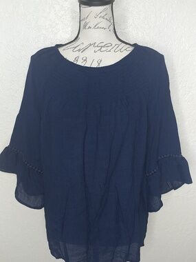 Westport Bohemian Style Top Blue Size L